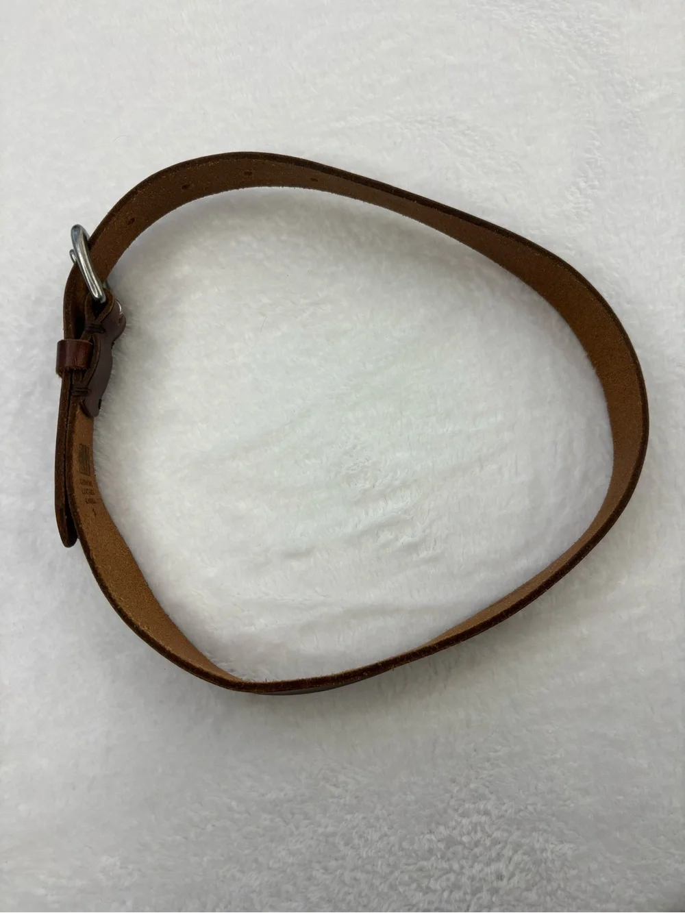 GAP Kids Girls Size Small Stamped Flowers Leather Belt
